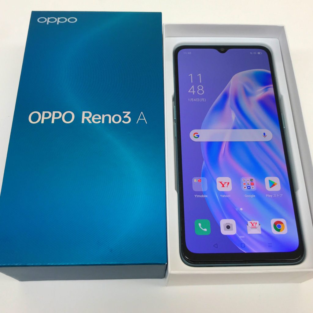 Oppo ymobile SIMロック解除済 OPPO Reno3 A ブラック A002OP