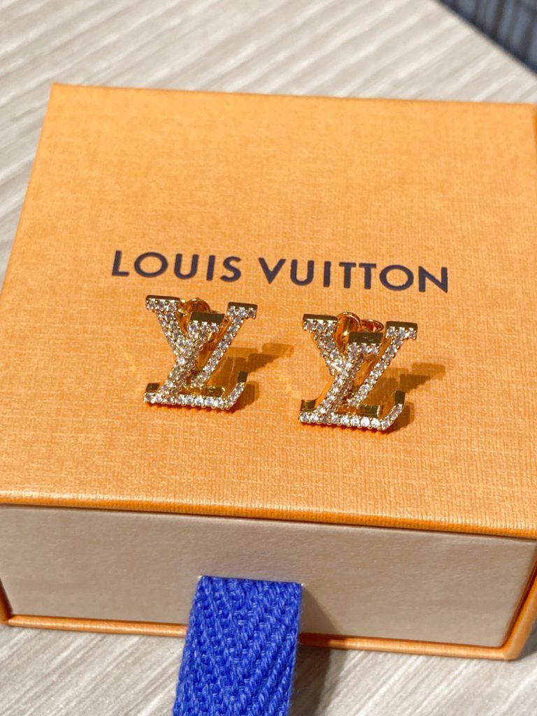 ルイヴィトン ブックル ドレイユ LV アイコニック ストラス ピアス M00609