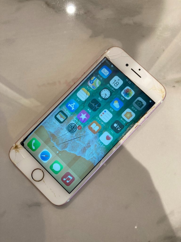 au SIMロック解除済み iPhone7 128GB ローズゴールド MNCN2J/A