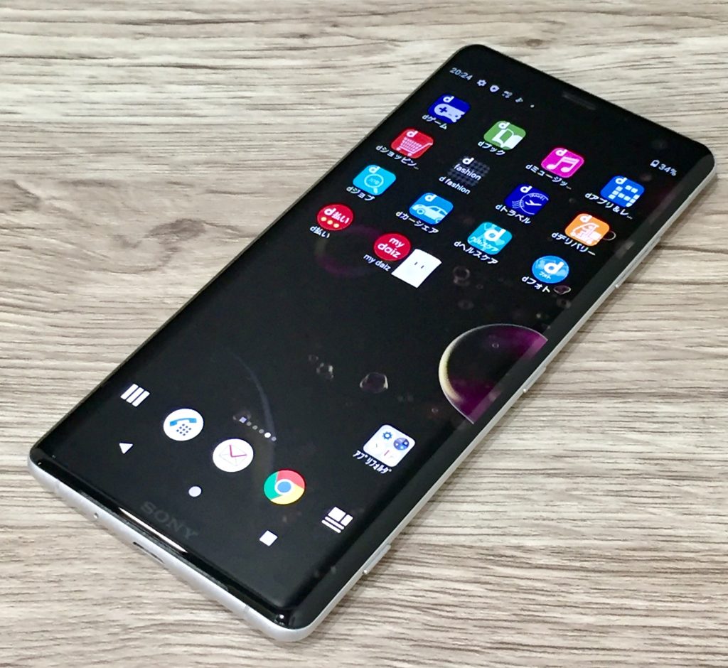 docomo/SIMロック解除済み Xperia XZ3 ホワイトシルバー SO-01L