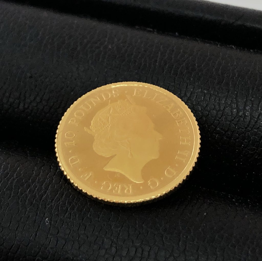 K24 エリザベス2世 金貨 1/10oz 3.1g