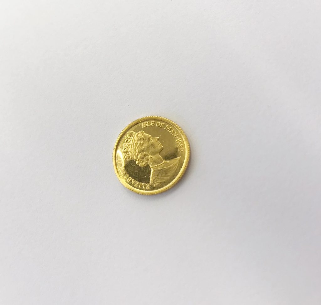 K24/999.9 マン島キャットコイン 金貨  1/25oz 1.2g