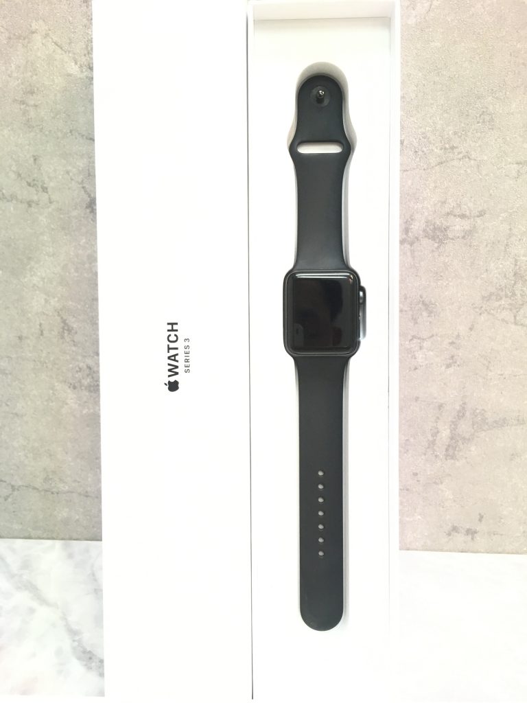 Apple Watch Series3 GPSモデル 42mm ブラックスポーツバンド MTF32J/A