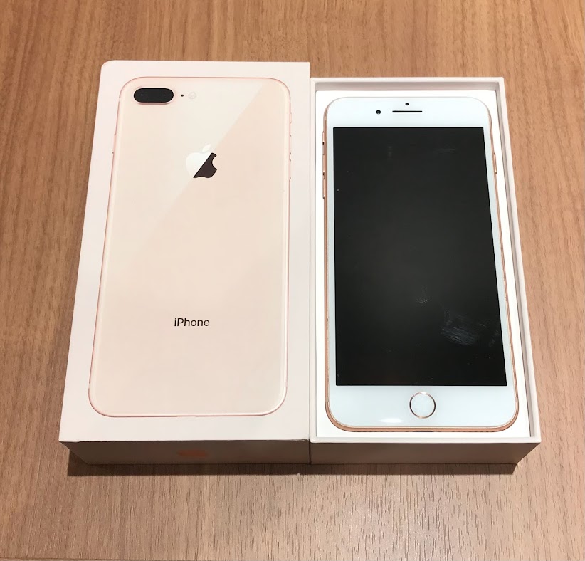 docomo SIMロック解除済み iPhone8Plus 256GB ローズゴールド MQ9Q2J/A