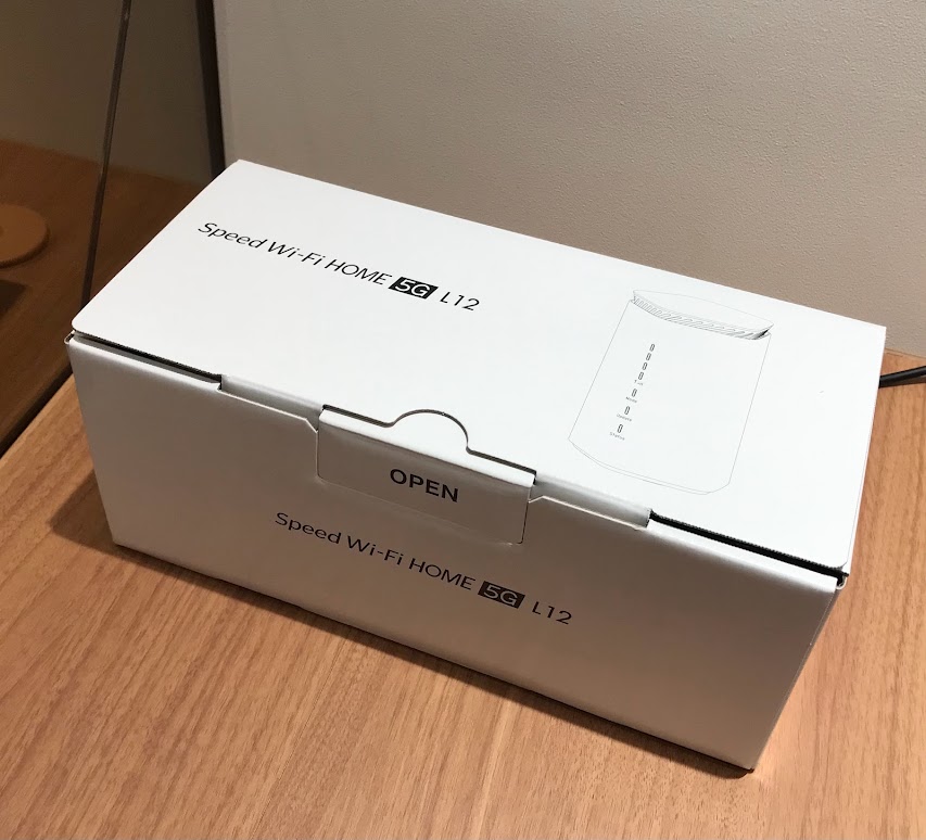 UQ Speed Wi-Fi HOME 5G L12 NAR02