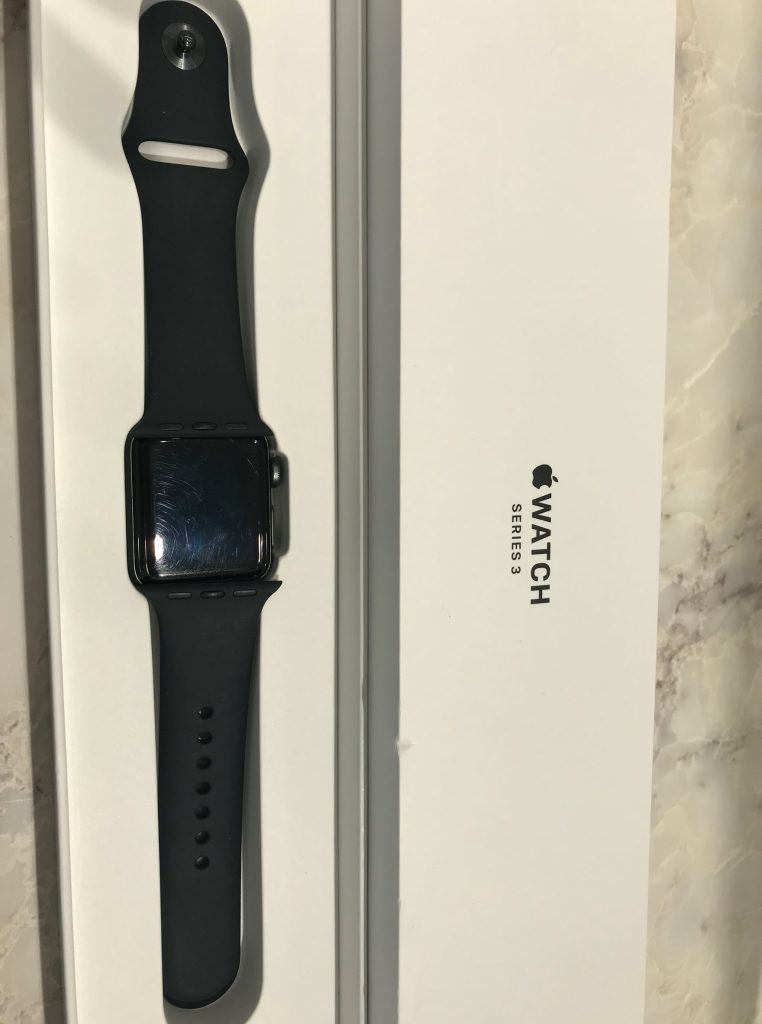 Apple Watch Series3 38mm GPS アルミニウム スペースグレイ MTF02J/A