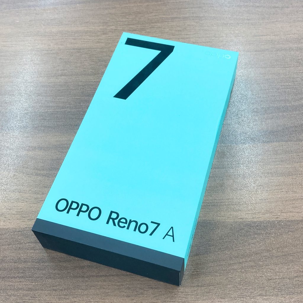 au SIMロック解除 OPPO Reno7A スターリーブラック OPG04