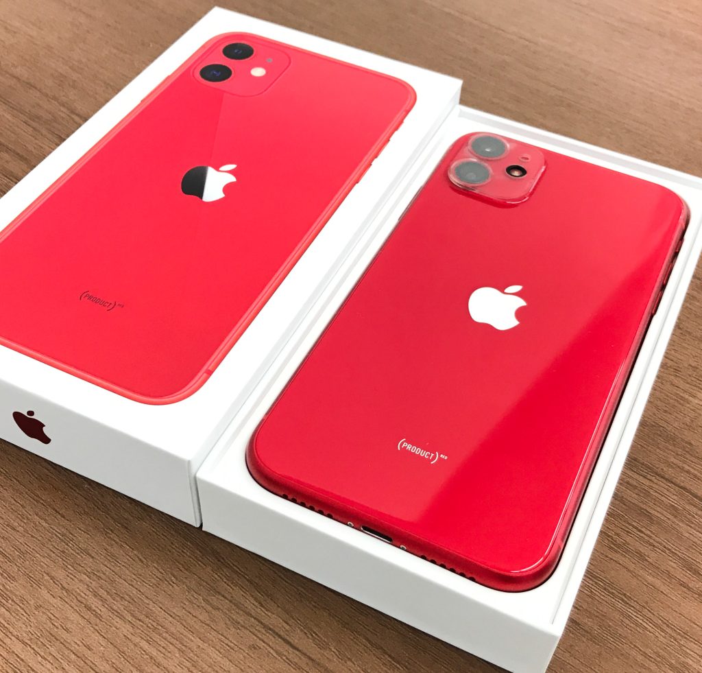 Apple iPhone11 64GB レッド 国内SIMフリー MHDD3J/A