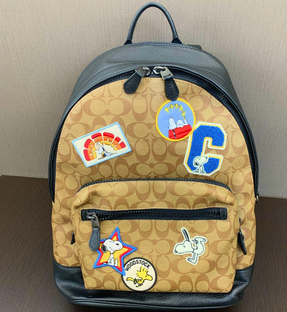 コーチ ピーナッツ コラボ スヌーピー シグネチャー バックパック