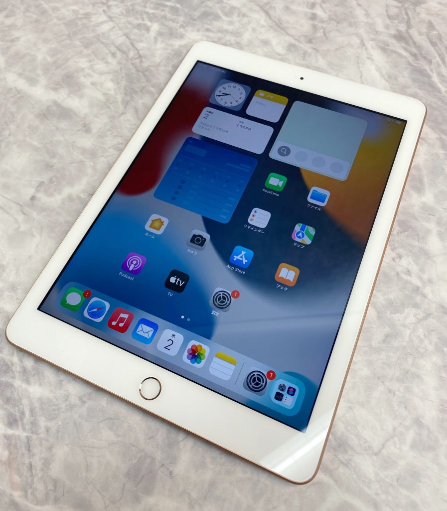 SIMロック解除(docomo) iPad 第6世代 Wi-Fi+Cellular 32GB ローズゴールド MRM02J/A