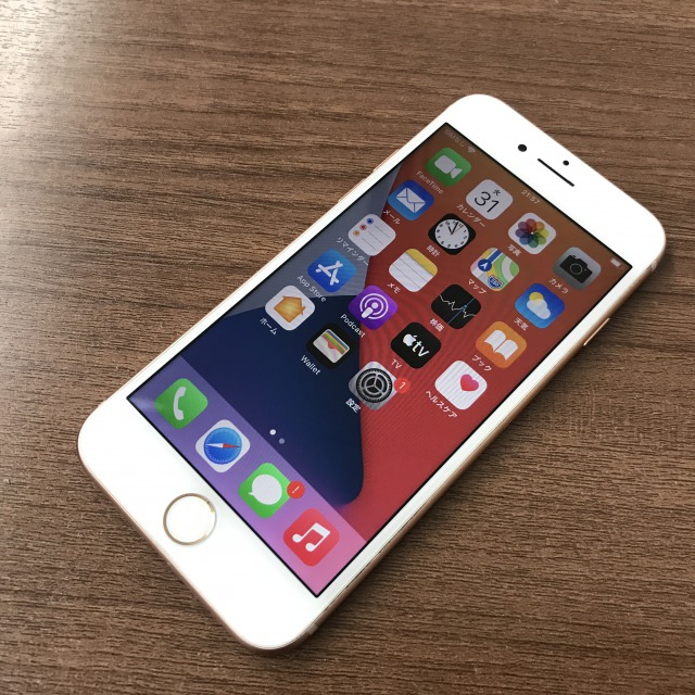 Apple docomo SIMロック解除 iPhone8 64GB ゴールド MQ7A2J/A