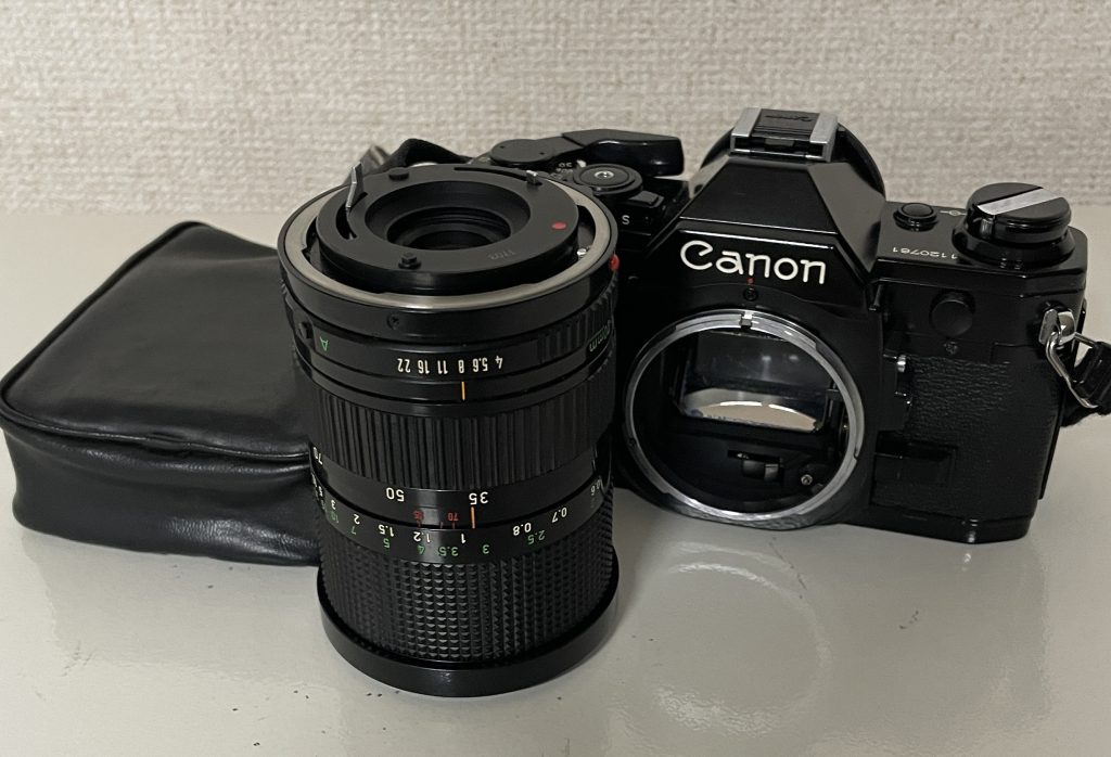 Canon/キヤノン フィルムカメラ AE-1 ブラック レンズセット