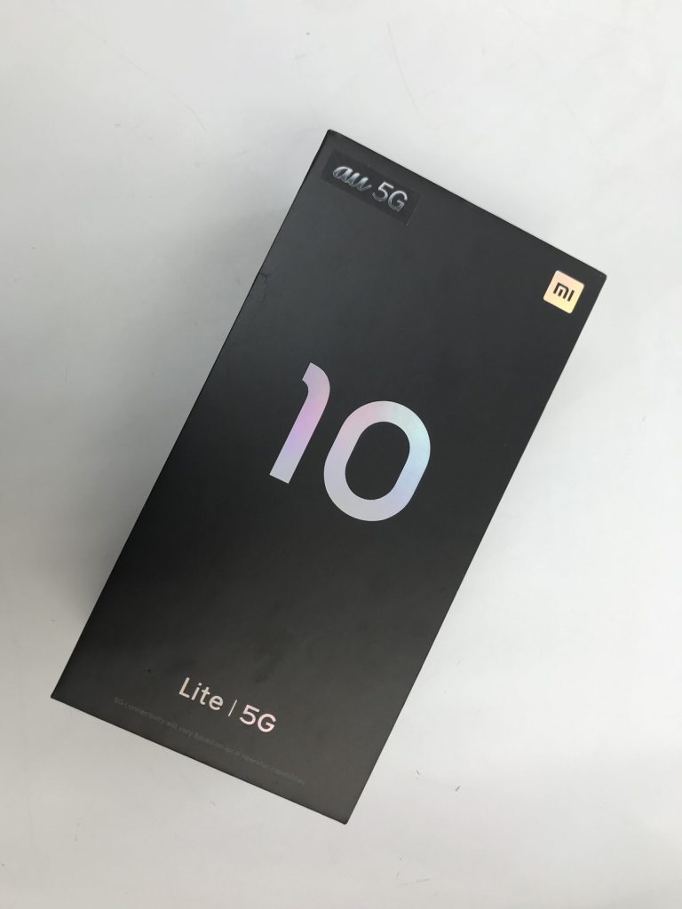 SIMロック解除済み/au Xiaomi Mi 10 Lite 5G コズミック グレー 6GB 128GB XIG01
