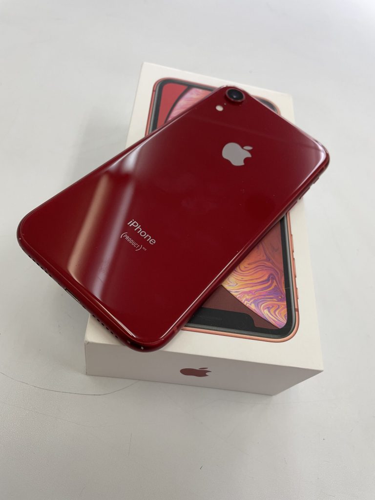 SIMロック解除済み au iPhoneXR 64GB レッド MT062J/A