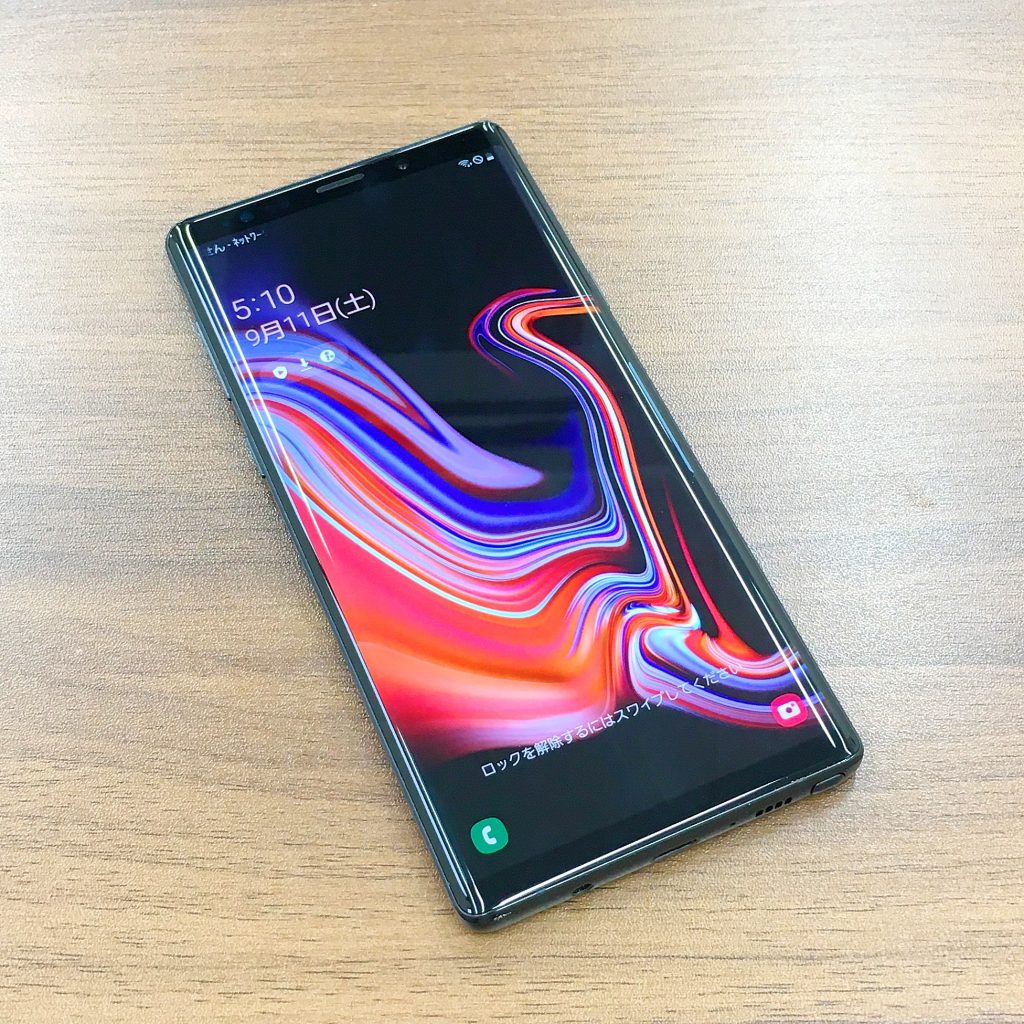 au SIMロック解除 Galaxy Note9 ミッドナイトブラック SCV40