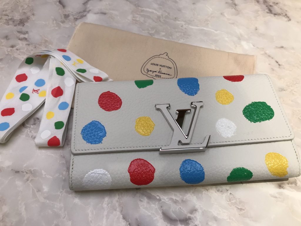 ルイヴィトン LV×YKポルトフォイユ・カプシーヌ 長財布 M81890