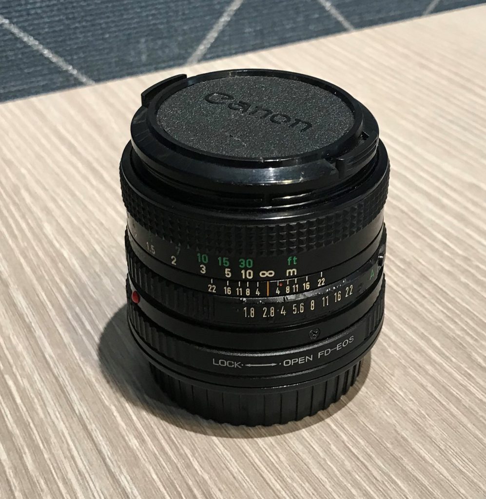 キャノン FD 50mm F1.8 単焦点レンズ
