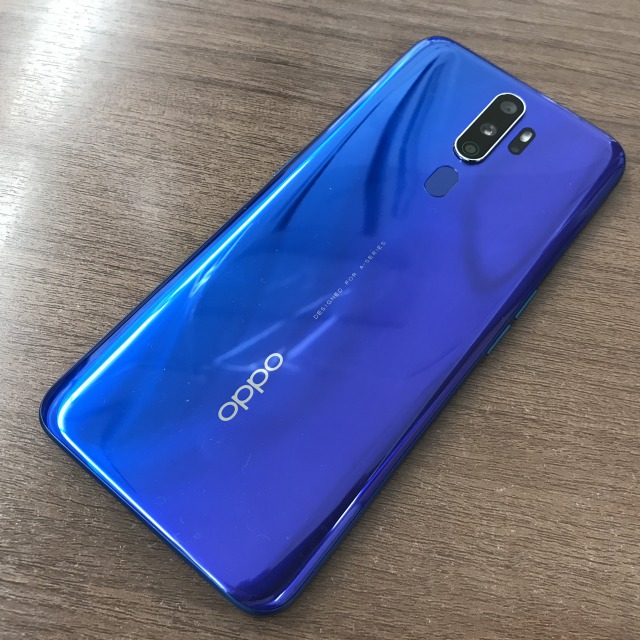 oppo a5 2020 simフリー ブルー 男らしい 64gb