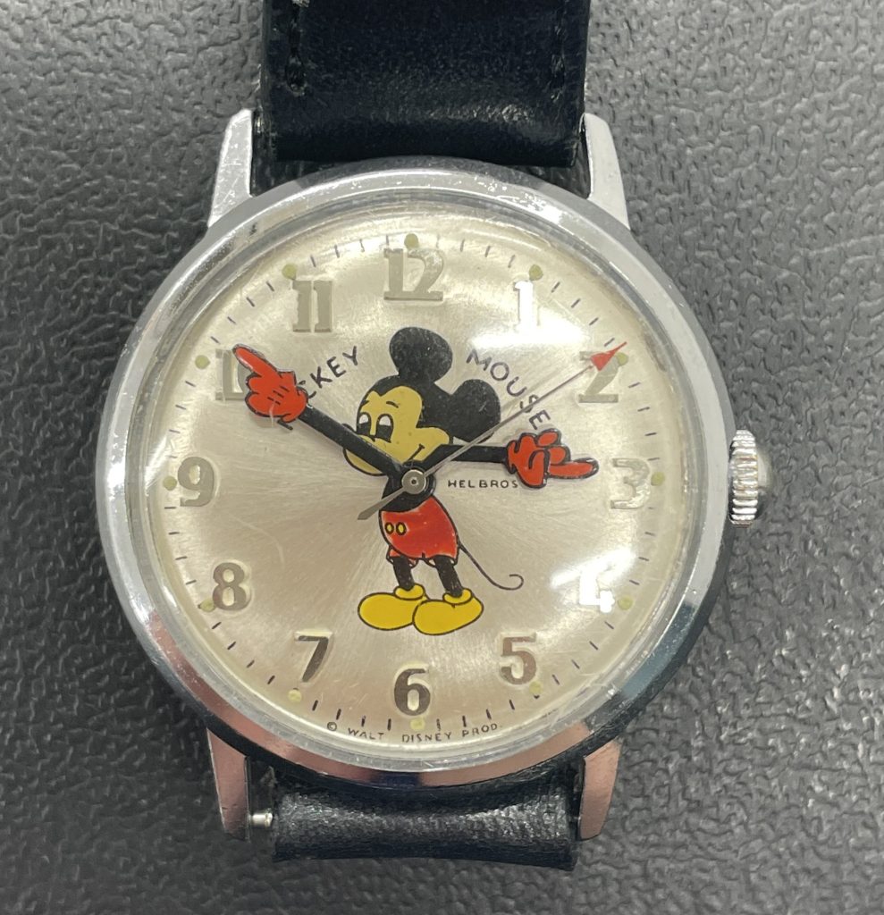 ヘルブロス 手巻き腕時計 17石 ミッキーマウス