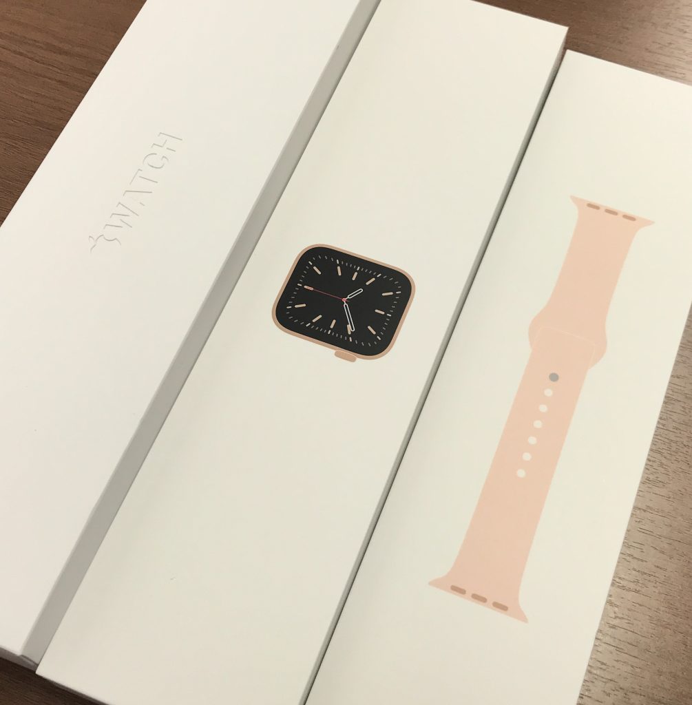 Apple Watch Series6 GPS+Cellular 44mm ゴールドアルミニウムケース/ピンクサンドスポーツバンド MG2D3J/A