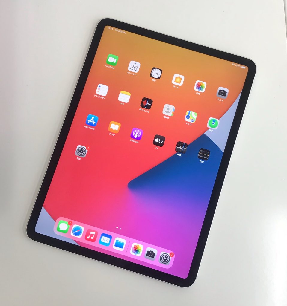 au iPad Pro 11インチ(第1世代)Cellular 64GB シルバー NU0U2J/A
