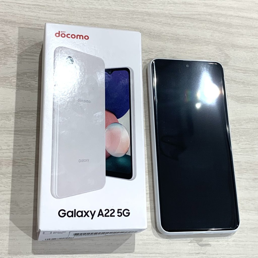 SIMフリー(docomo) Galaxy A22 5G ホワイト SC-56B