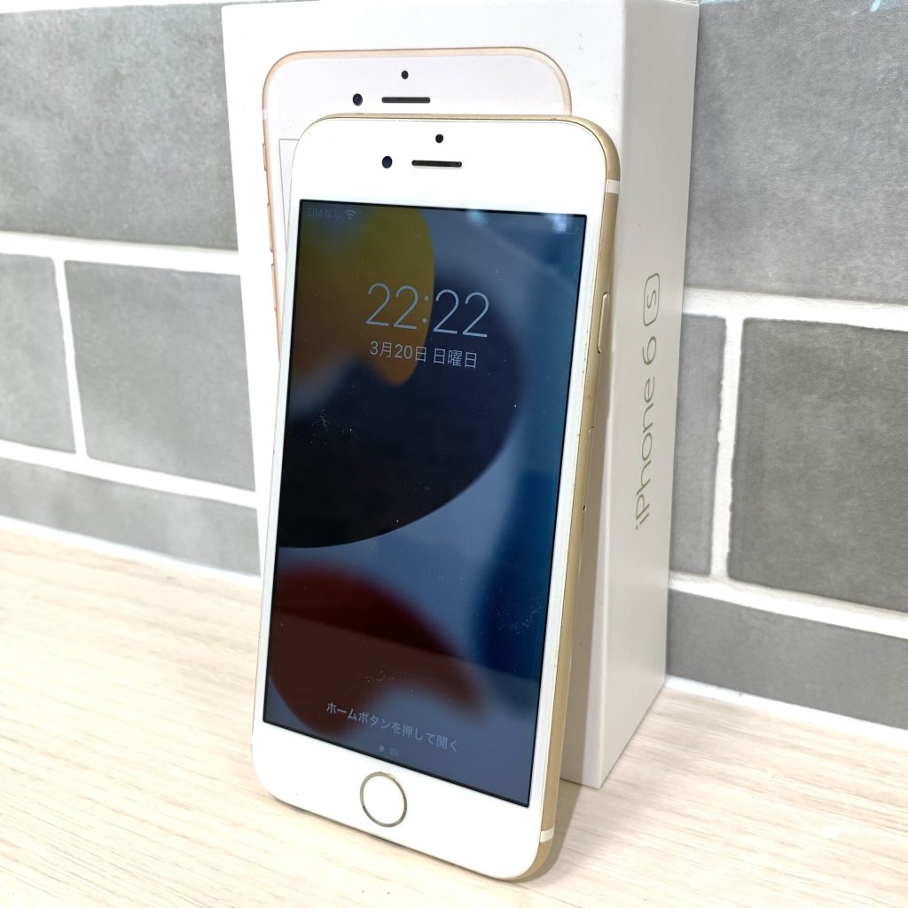au/SIMロック解除 iPhone6s 64GB ゴールド MKQQ2J/A