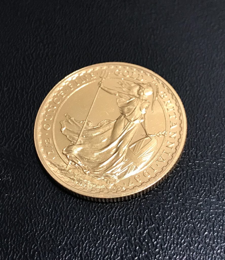 K22 ブリタニア金貨 1/2oz 16.9g