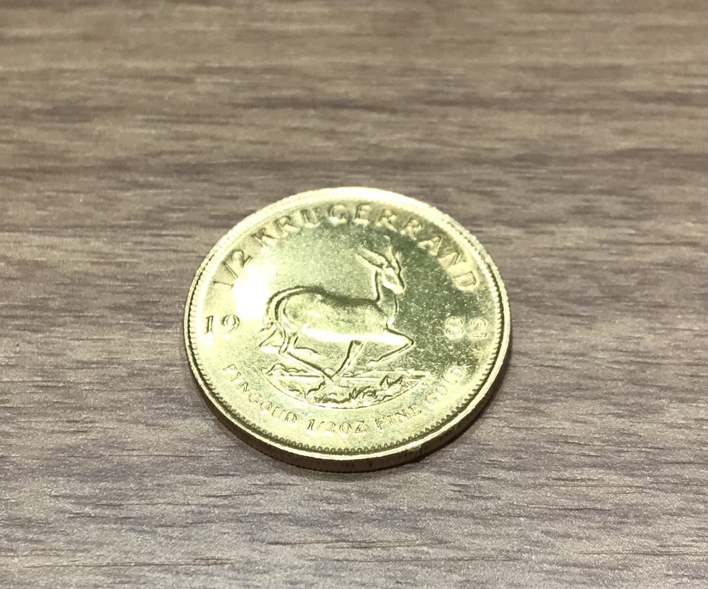 K22 クルーガーランド金貨 1/2oz