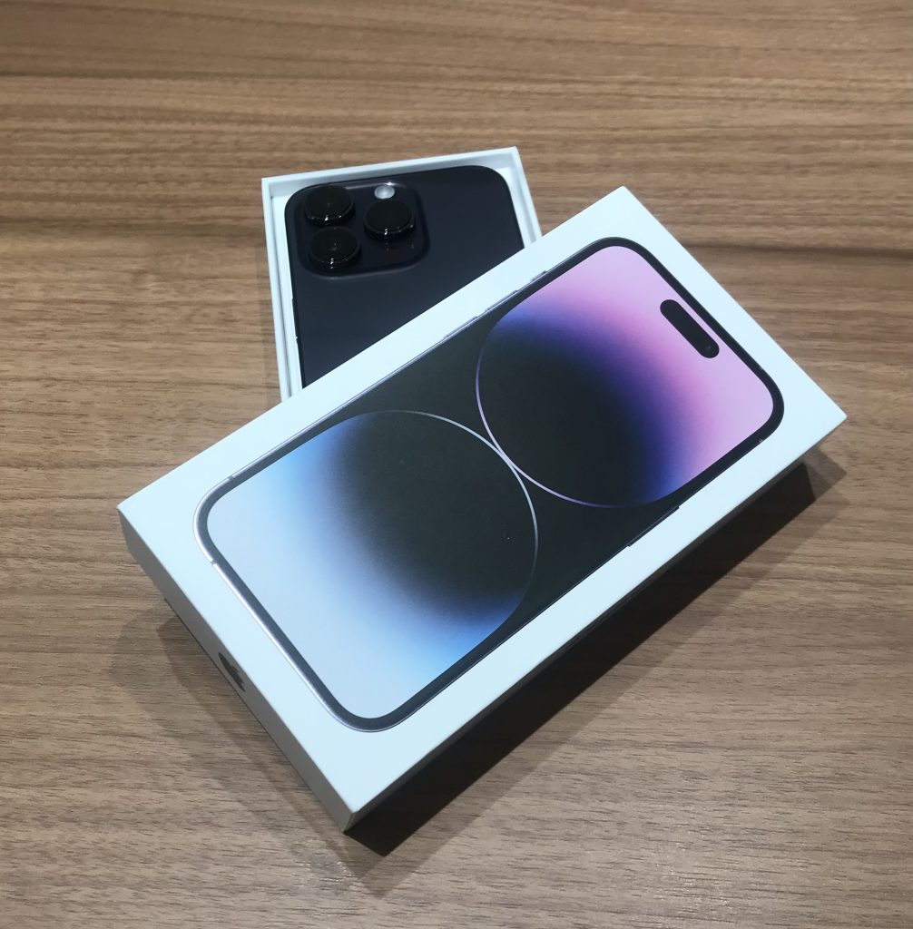au/SIMロック解除 iPhone14Pro 256GB ディープパープル MQ1E3J/A