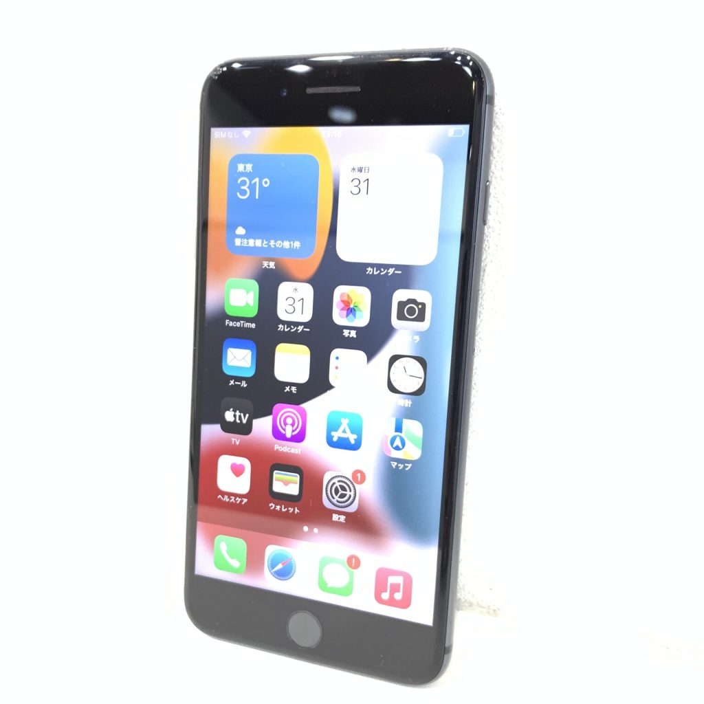 docomo/SIMロック解除済 iPhone 8 Plus 64GB スペースグレイ NQ9K2J/A (交換品)