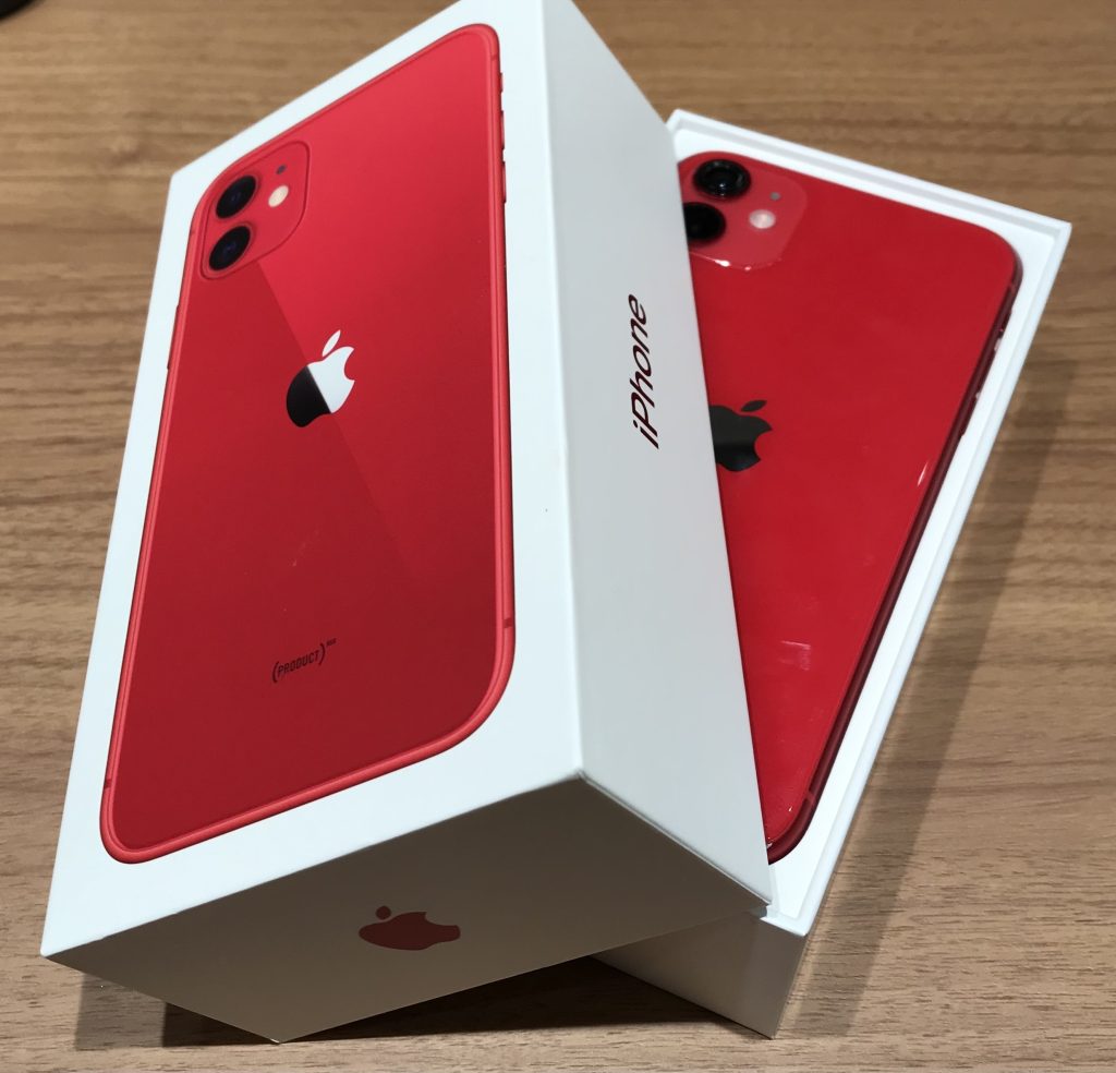 SIMロック解除(au) iPhone11 128GB レッド MWM32J/A