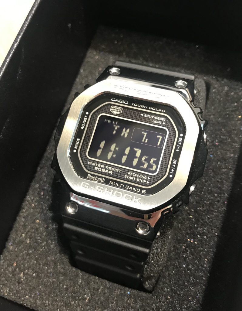 カシオ G-SHOCK GMW-B5000-1JF ソーラー電波 ウレタンバンド