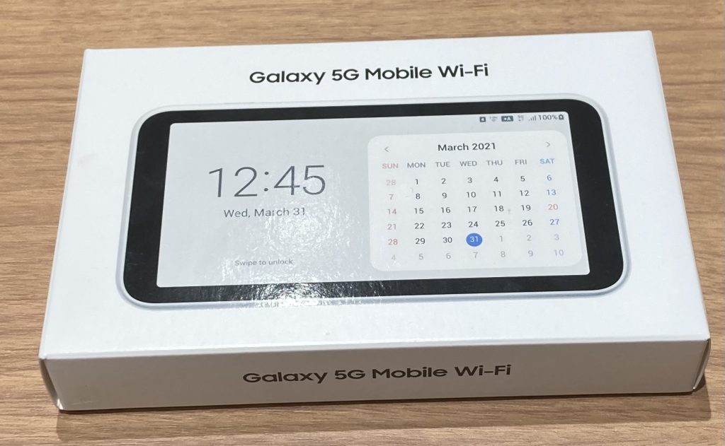 Galaxy 5G Mobile Wi-Fi SCR01