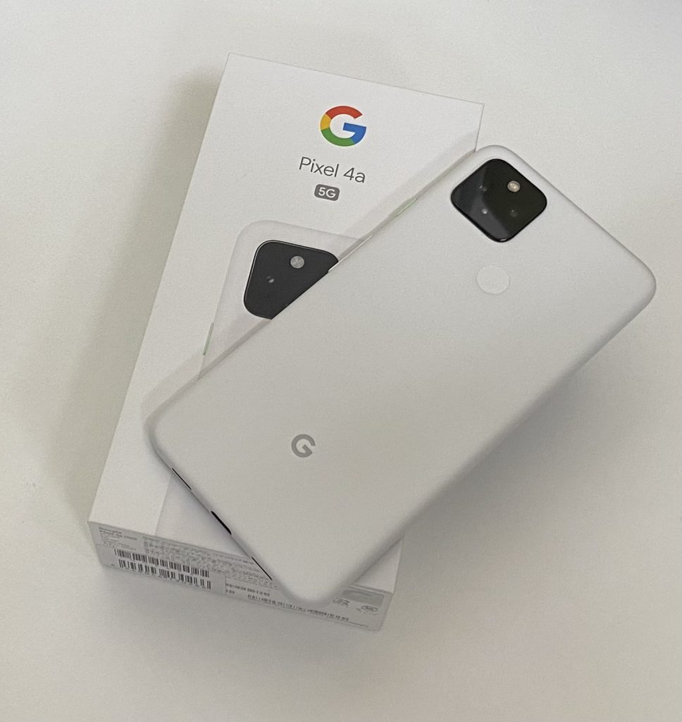 Softbank/SIMロック解除済 Google Pixel 4a (5G) 128GB クリアリーホワイト G025H