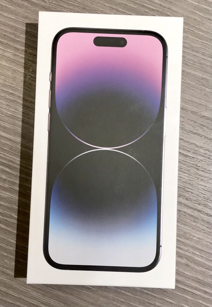 SIMロック解除(au) iPhone14Pro 128GB ディープパープル MQ0F3J/A