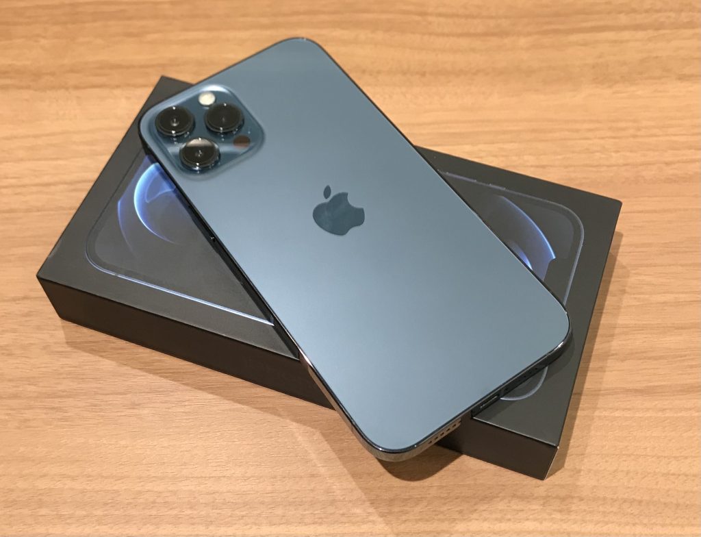 au/SIMロック解除 iPhone12Pro MAX 256GB パシフィックブルー MGD23J/A