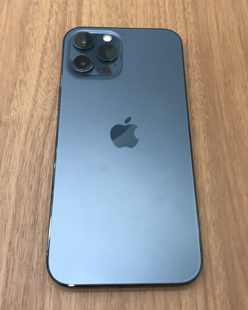 SIMロック解除(SoftBank) iPhone 12 Pro MAX 256GB パシフィックブルー MGD23J/A