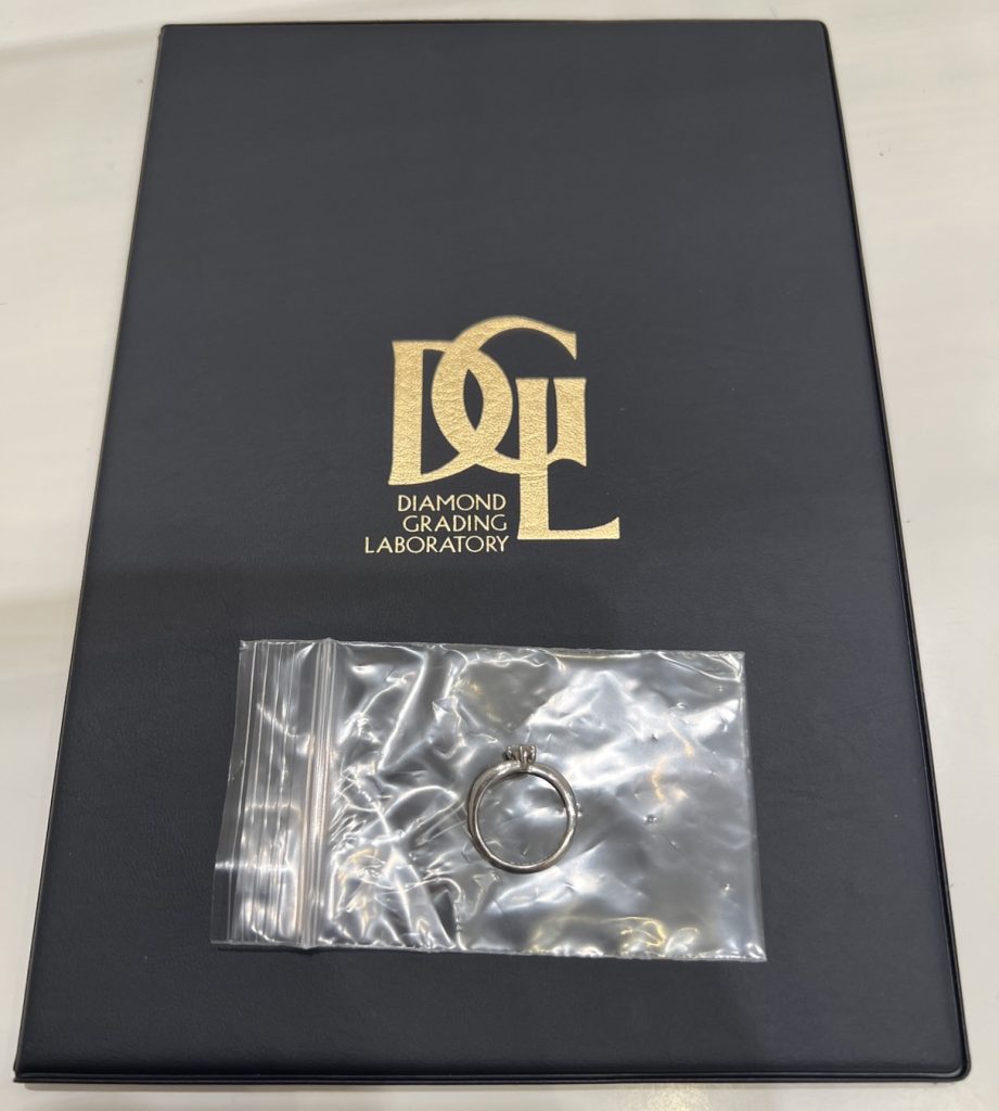 Pt950 ダイヤリング D0.217ct/2.8g