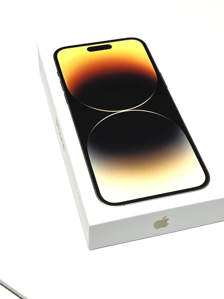 Apple au SIMフリー iPhone 14 Pro Max 128GB ゴールド MQ983J/A