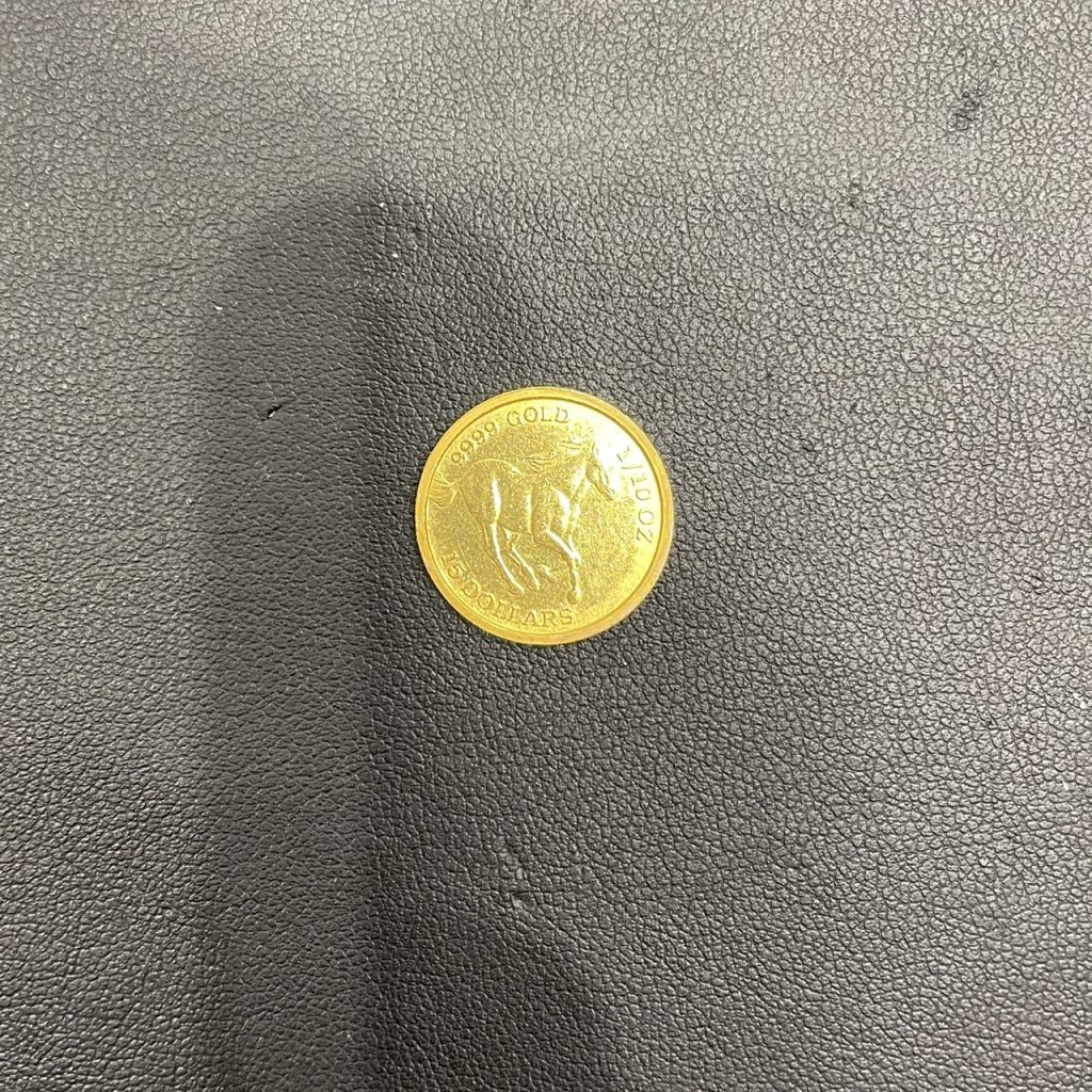 K24 ツバルホース 金貨 1/10oz