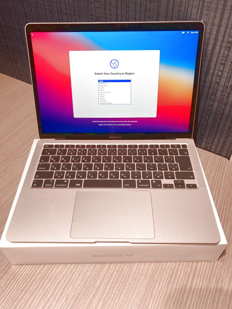 MacBookAir 13インチ 256GB Touch ID搭載モデル シルバー/MGN93J/A