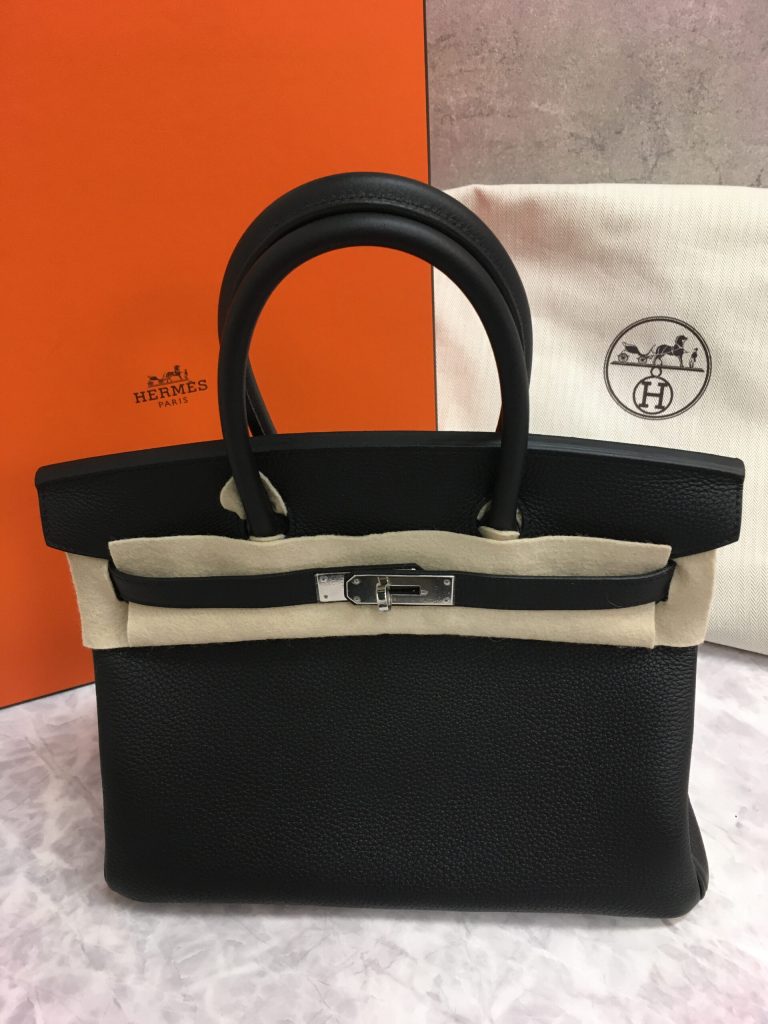 エルメス バーキン30 トゴ 黒 Z刻印