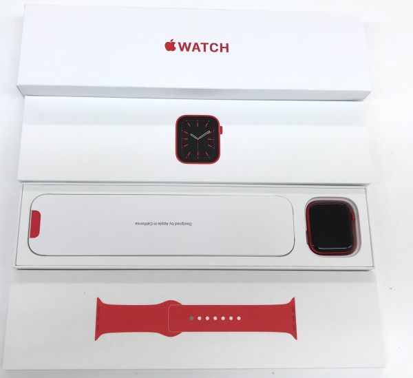 AppleWatch Series6 GPS+Cellularモデル 44mm M09C3J/A (PRODUCT)RED スポーツバンド