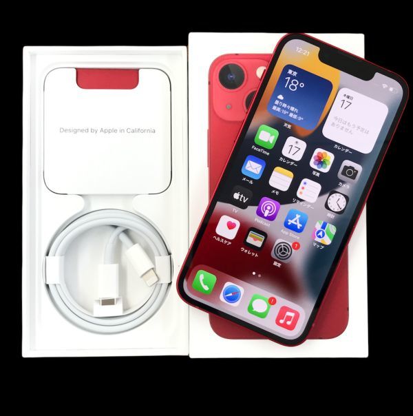 Apple SoftBank SIMフリー iPhone 13 mini 128GB (PRODUCT)RED MLJG3J/A