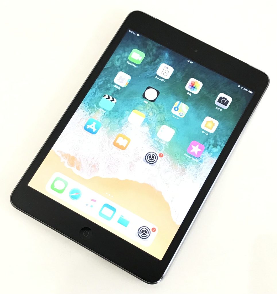 au iPad mini 第2世代 Wi-Fi+Cellularモデル 32GB スペースグレイ ME820JA/A