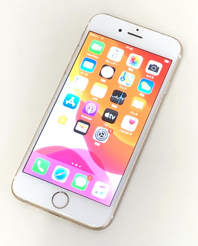 au/SIMロック解除 iPhone6s 64GB ゴールド MKQQ2J/A