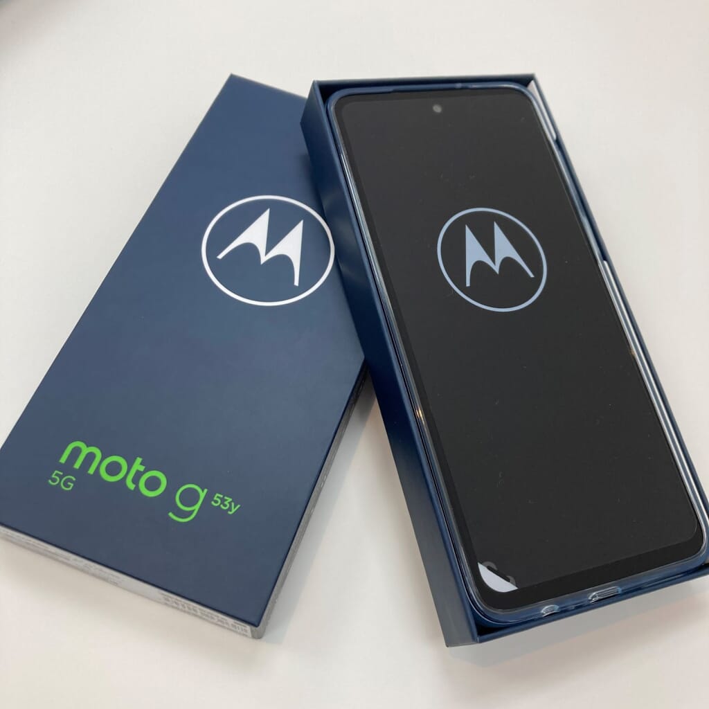 MOTOROLA moto g53y 5G アークティックシルバー A301MO