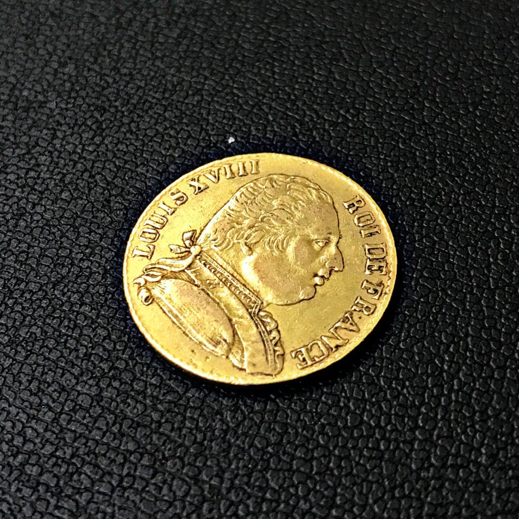 K21.6 ルイ18世 20フラン金貨 1815年