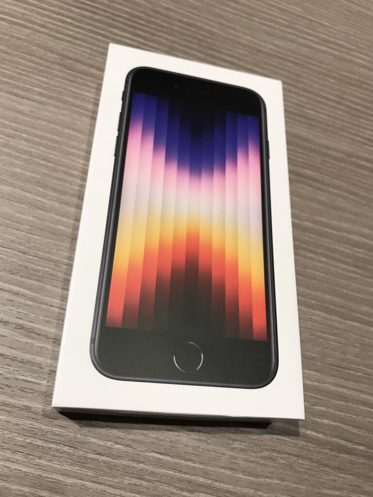 SIMロック解除(Softbank)iPhoneSE3 64GB ミッドナイト MMYC3J/A